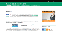 Desktop Screenshot of maladiesmentales.org